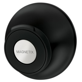 Moen Remote Dock for Magnetix Handshowers with Included Wall Bracket or Permanent Waterproof Adhesive Options, Matte Black, 186117BL