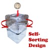 Coin Organizer & Dispenser - Clear View - Quarters, Nickels,