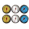 SteakMate Color Coded Outdoor Grilling Steak Thermometers, Set of 6