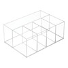 iDesign 5-Section Divided Vanity Organizer for Cosmetic Storage - Clear