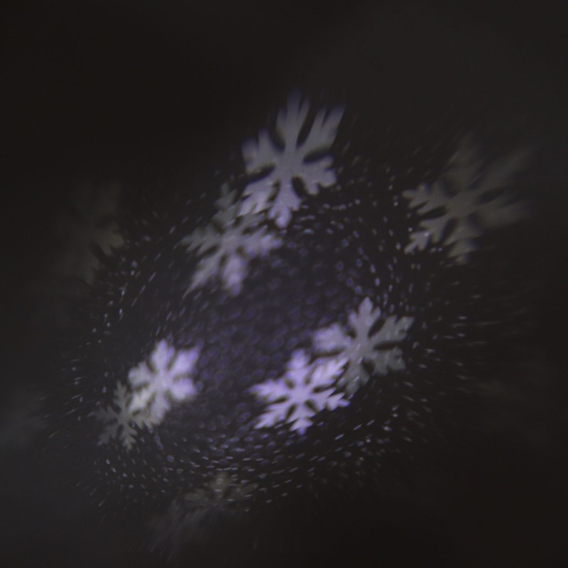 Silver Snowflake Christmas Tree Topper Lighted 3D PVC Christmas Tree