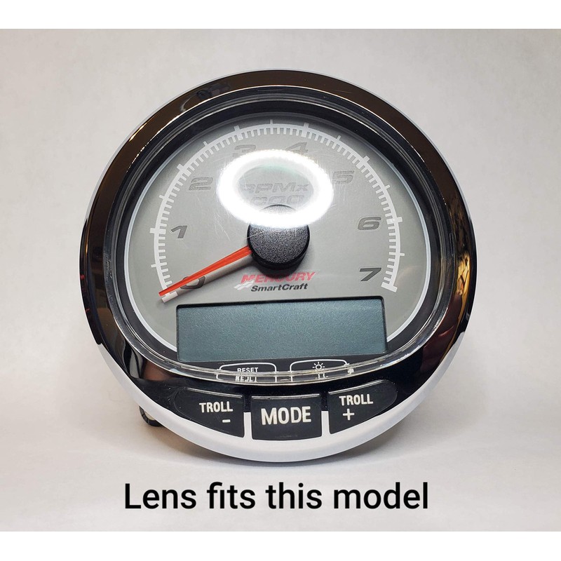 Mercury SmartCraft SC1000 Gauge Polycarbonate Lens Replacement