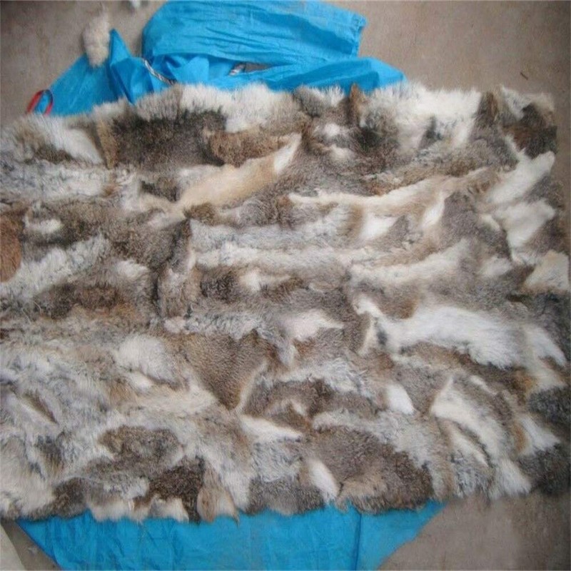 100% Real Rabbit Fur Blanket Rug Real Fur Blanket Carpet