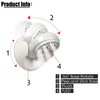 Motion Activated Cordless Light 7 LEDs in White Porches Decks