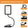 5X Magnifying Glass with Clip for Reading, Magnifying Glass with