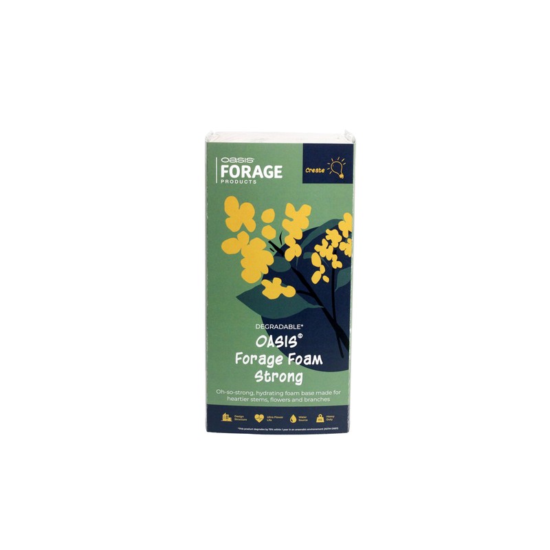 Oasis Forage Floral Foam Strong | Securely Holds Branches and