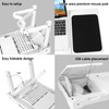 Laptop Desk for Bed,Adjustable Laptop Stand Foldable Bed Table Portable