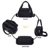 MINTEGRA Crossbody Bag for Women Waterproof Handbag Multi-Pocket Nylon Travel