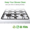 Stove Burner Covers,0.3 MM Double Thickness,8 Pack,Gas Stove Burner Liners,Non-stick