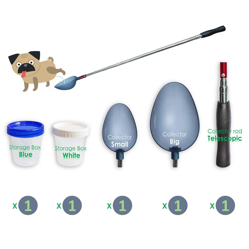 QMARK Telescopic Urine Collector, Reusable Dog Urine Sample Catcher, Cat