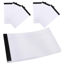 Operitacx 8 x Legal Notepad, College Lined Paper, Mini Notepads, Message Pads, Tearable Notepads, Writing Pads for School, Writing List Pads, White