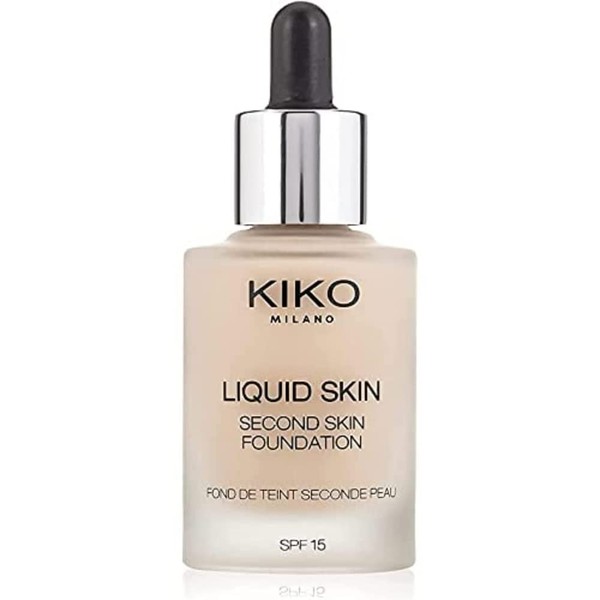 KIKO Milano Liquid Skin Second Skin Foundation 14 | Fondotinta Fluido Effetto Seconda Pelle