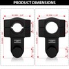 1PZ BB2-CD1 Pivoting Handlebar Clamp Risers Replacement for Universal Motorcycle