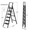 GameGem 6 Step Ladder Folding Step Stool with Anti-Slip Pedal,Portable