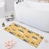 Bathroom Rug Construction Trucks Bath Mat 39x20in Soft Absorbent Plush