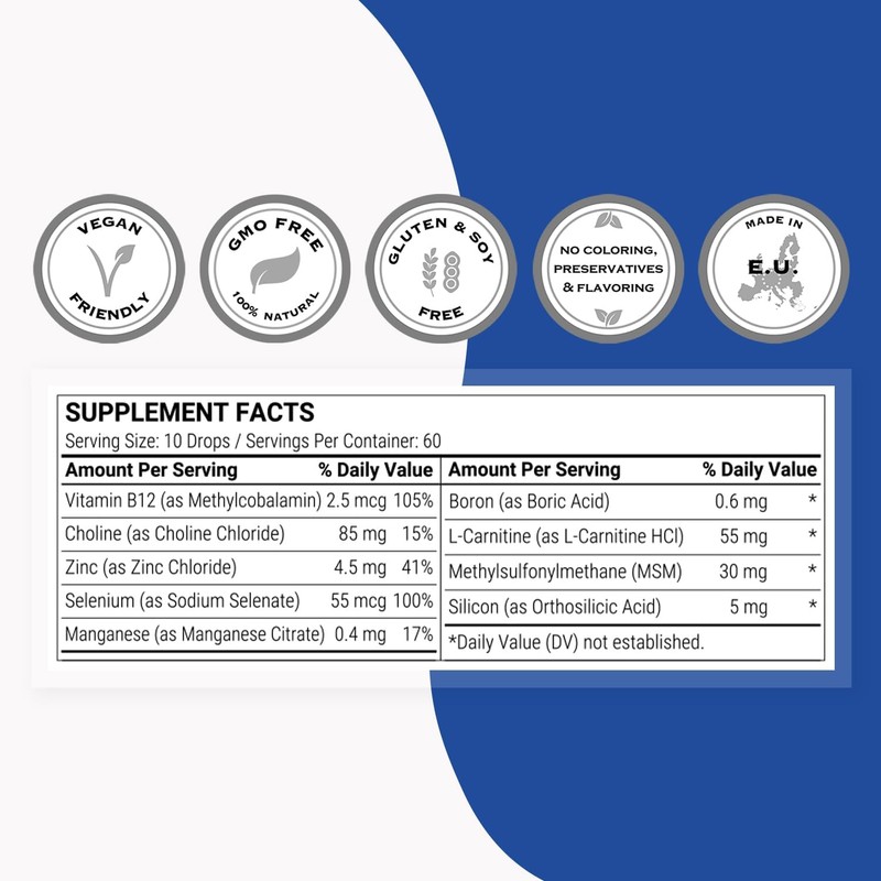 Supersmart - Orthosilicic Acid (Advanced Formula) - Silicon Supplement -