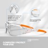 DILANCO Clear Safety Glasses Goggles, Adjustable Frames and Scratch-Resistant with