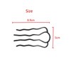 6 Piece Metal Hair Fork Clip Hair Side Combs Hair
