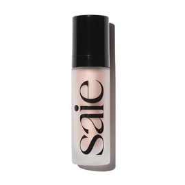 Iluminador ligero Glowy Super Gel y base de maquillaje para una piel radiante, enriquecido con vitamina C y aceite de escualano hidratante, tamaño de viaje, regalo de vacaciones Roseglow (1 oz)