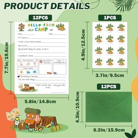 12PCS My Camping Activity Poster