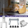 Metal Toggle Drive Connector, Drive Toggle Clevis Compatible with Lazy
