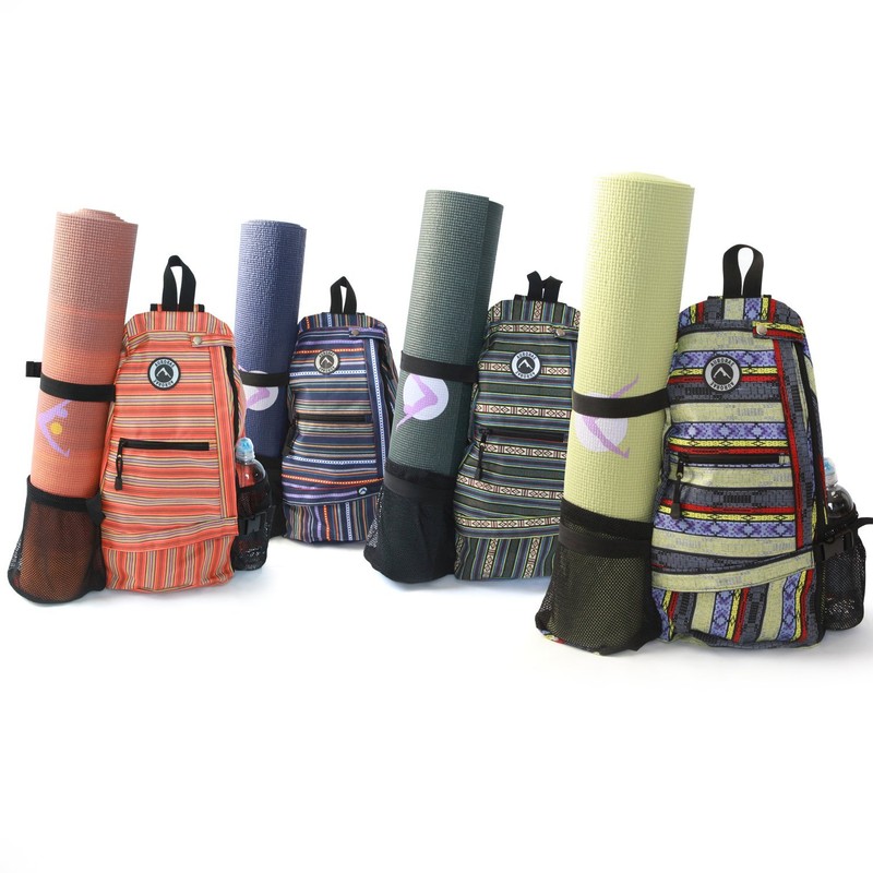 AURORAE Yoga Mat/Gym Cross-body Travel Sling Back Pack. Mat sold