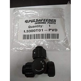 Pulsafeeder Bleed Valve Assembly Part L3300T01-PVD. 3/8-Inch OD Connection. PVD/TFE Material.