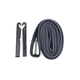 Continental Tube 700C Road Bike Tube 700 28C Tube Bicycle Tube 700C - 700X25C/26C/27C/28C/30C/32C French Style Long Valve 2.4 inches (60 mm) Bicycle Inner Tube x 1 Tire Stem X2 Compact Folding