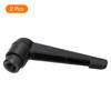 sourcing map 2Pcs M12 Adjustable Knobs Handle Female Thread Push