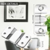 4 Pieces Flush Concealed Mount Bracket, Heavy Duty Flush Mount