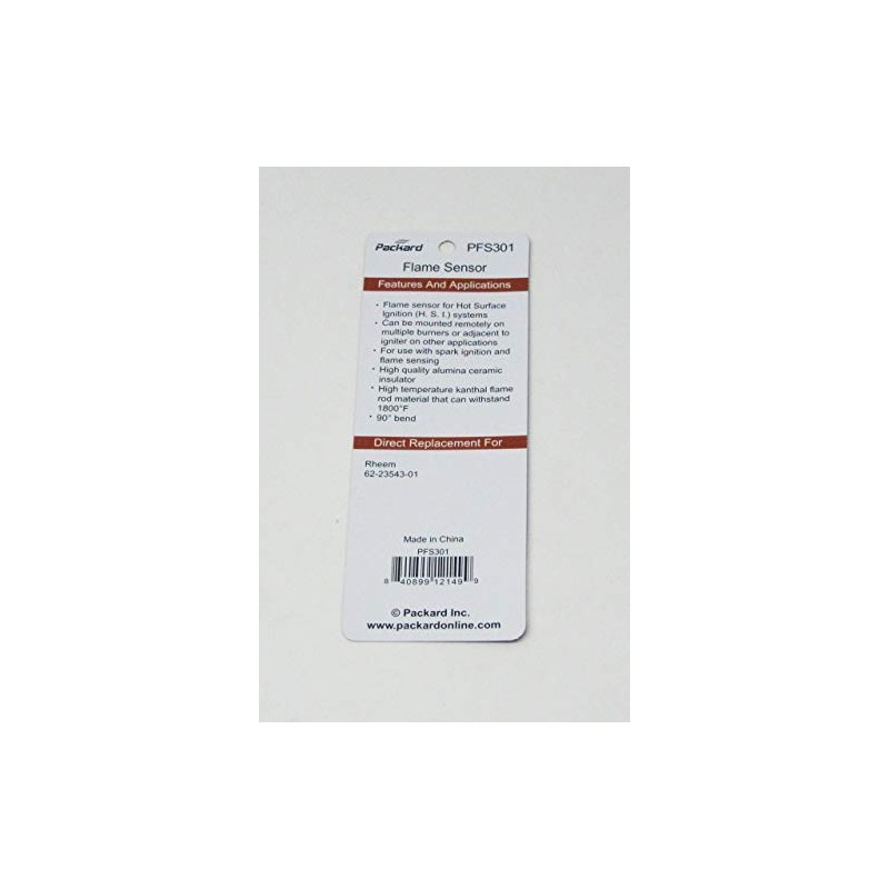 PACKARD INC Flame Sensor for HSI