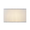 Aspen Creative 38752-2, Rectangle Collapsible Spider Lamp Shade, White, 11+17"