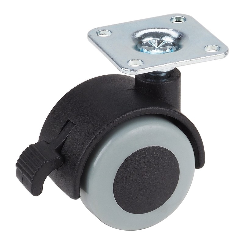 Dörner + Helmer Set of 8 TPE Double Castors with