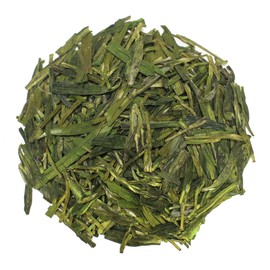 The Tea Farm - Dragon Well (Xi Hu Long Jing) Green Tea - Chinese Loose Leaf Green Tea (8 Ounce Bag)