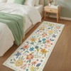 Bavni 2x10 Runner Rug, Long Foldable Floral Rugs for Hallways