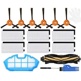 JJ Neumann Replacement Parts Accessories Compatible with Yeedi K600, K700 Robot Vacuum Cleaner Filters and Brushes