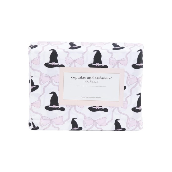 cupcakes and cashmere Halloween Sheet Set, Witch Hat and Bow