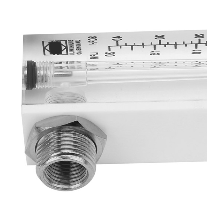 LZM-6T Panel Type 2-20LPM/4-40SCFH Gas Flow Meter Flowmeter Brass Female