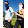 4 Pieces Face Gaiter Neck Covers with Ear Loops Bandana