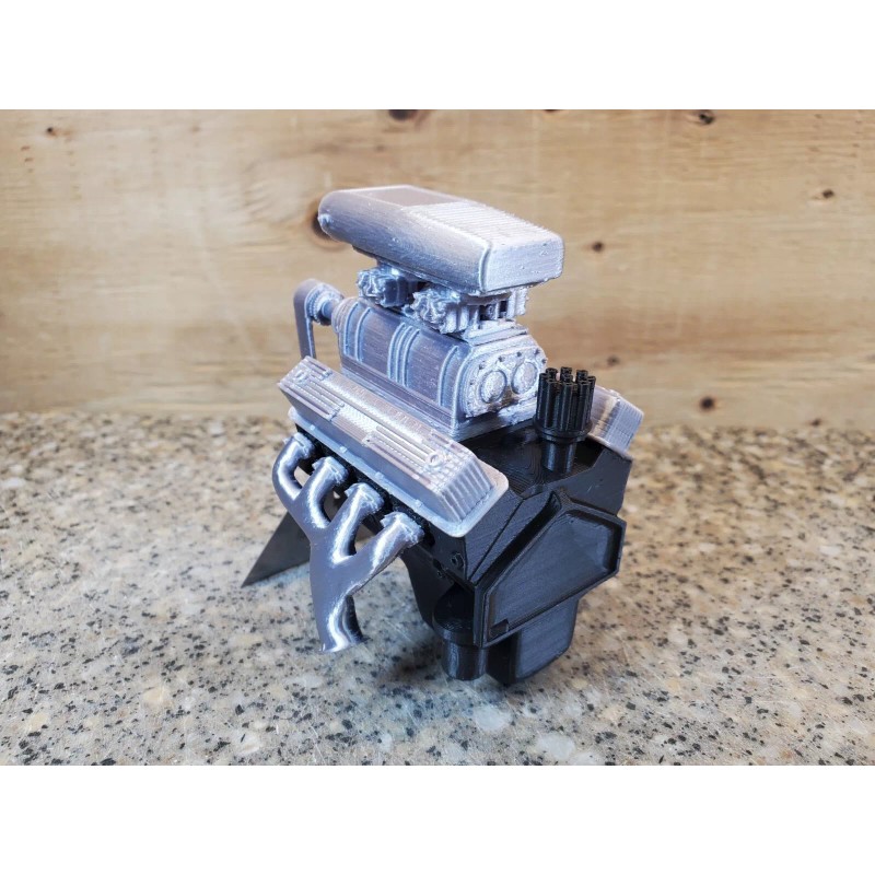 Unbranded 3d Print Supercharged V8 1/10 Scale Engine Motor For