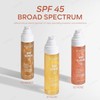 KYDA 바디 글로우 오일 골드 미카 SPF 45 선크림 선키스