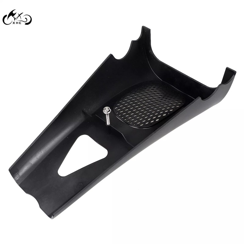 Unbranded Vivid Black Motor Chin Spoiler For Harley Touring Road