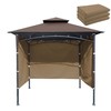 3PCS Gazebo 5x8 Replacement Canopy Sidewall
