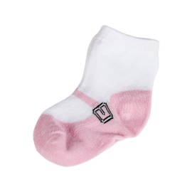 SKEANIE Mary Jane Girls Baby Socks 6 Pack, Pink, 0-12 months
