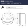 XiKe 2 Set 1.78" OD Trailer Bearings Dust Cap Grease