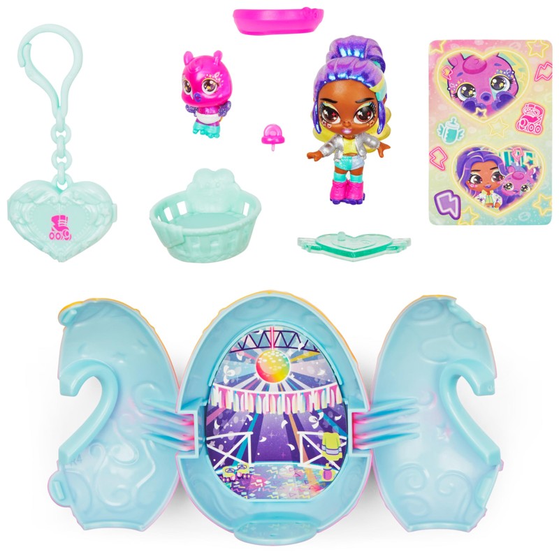 HATCHIMALS Pixies, Shimmer Babies Babysitter with Baby and Play Accessories