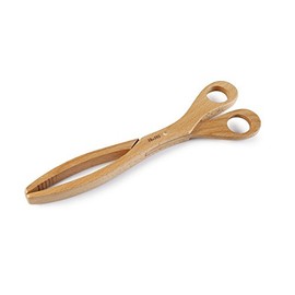 IBILI 742300 Tongs, Wood, Brown, 28 x 8 x 4 cm, 28 x 8 x 4 cm