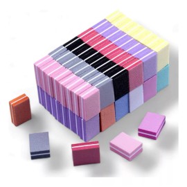 Lucky Day Mini Lima Para Uñas 50 Piezas Colores Variados Rectangular