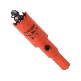 Dribotway 18mm 45/64'' Hole Saw, Bi-Metal Hole Saw Drill Bit High Speed Steel, Cutting Circular Holes, for Wood and Metal, Can Easily Drill Wood, Plastic, Plywood, Thin Metal