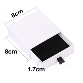 2022 Jewelry Gift Boxes Cardboard Box for Necklaces Bracelets Rings Earrings AU (Red)